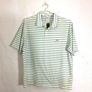 Brooks Brothers size XL  green white stripedshort